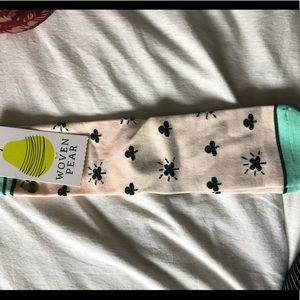 NWT Woven Pear Socks